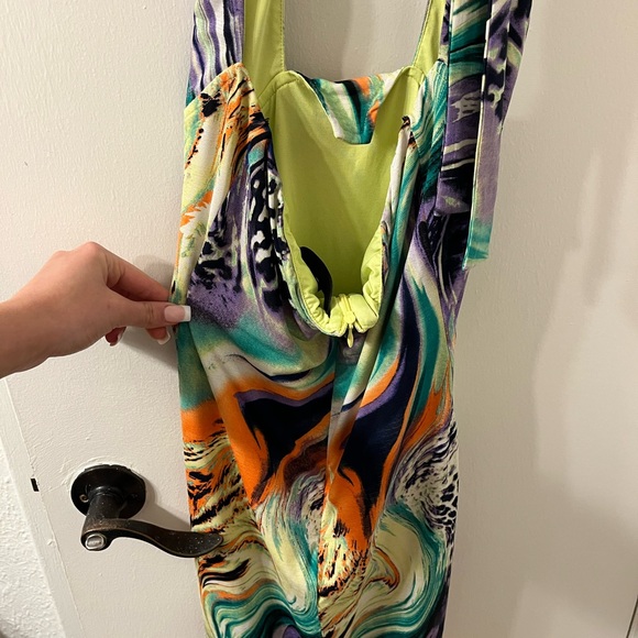 Hera Collection Multicolor Abstract Dress - Picture 2 of 4